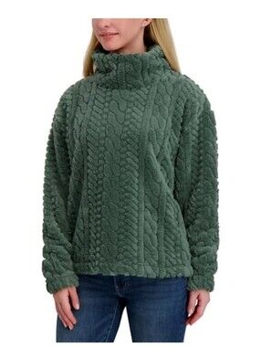 Eddie Bauer Women's Cozy Plush  Funnel Neck Top